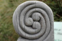 2012-9-15TGNW-Gate post top 1- Llanddwyn Island, Anglesey