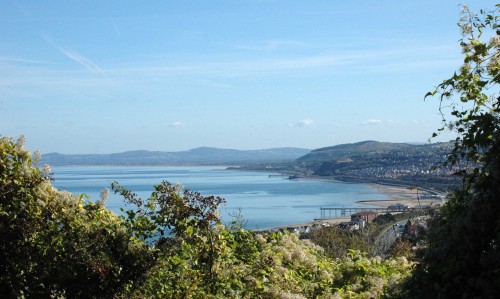 Looking down the coast to Abergele & Rhyl