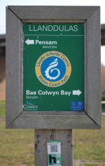 150318TG-Wales Coastal Path-Llanddulas- Sign board